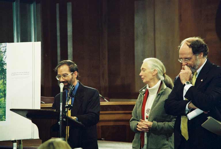 Carl Ross, Dr. Goodall, Sen. Corzine