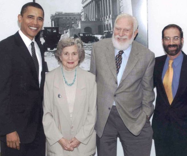 Barack Obama, Esther & Martin Litton, Carl Ross,    Save America's Forests