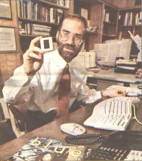 Carl Ross at his desk