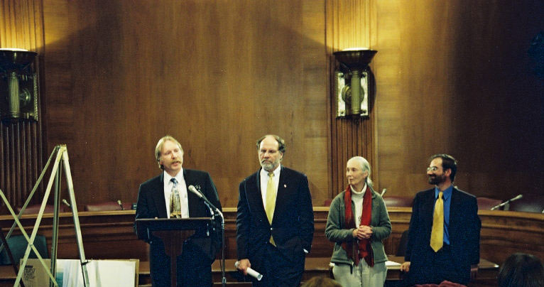Dennis Schvejda, Sen. Corzine, Dr. Goodall, Ross