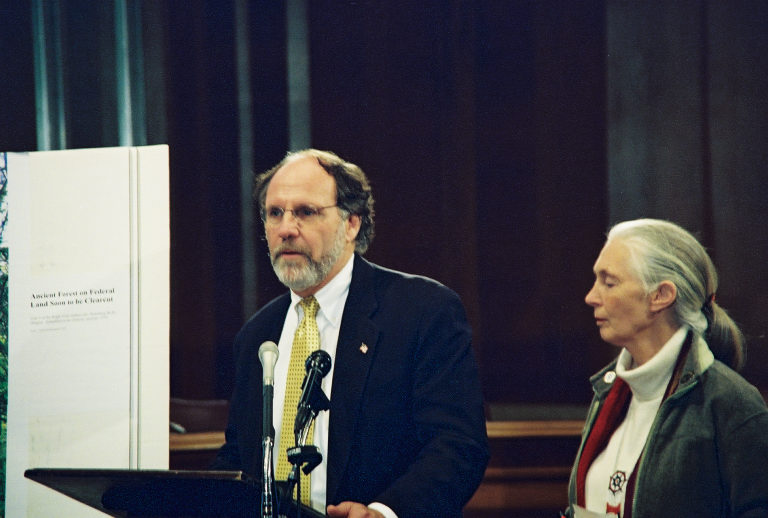 Sen. Corzine, Dr. Goodall