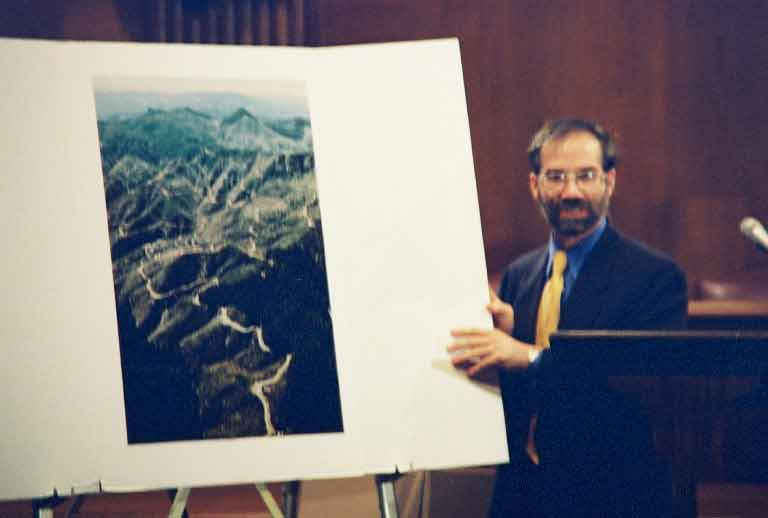 Carl Ross shows logging roads and massive deforestation in our national forests